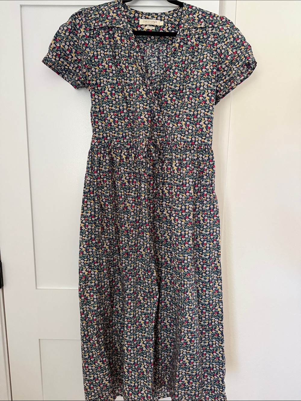 The Dawn dress in Midnight mushroom medley- Christy Dawn